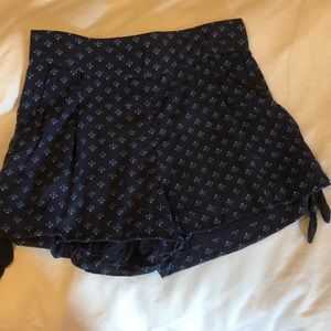 Free people high waisted soft print shorts